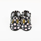 Baseball T-straps (Sizes 3-7) Baby and Toddler Kids Children Leather Shoes