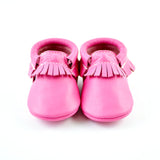 Barbie Pink Moccasins Baby and Toddler Kids Children Leather Shoes
