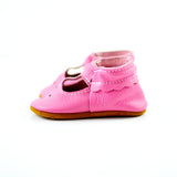 Barbie Pink T-straps Baby and Toddler Kids Children Leather Shoes