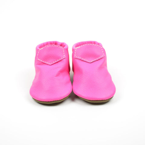 Fiesta Neon Pink Lokicks Baby and Toddler Shoes Sizes 3-7