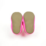 RTS Fiesta Neon Pink Bow Moccasins - Size 3 (12-18M) (5")