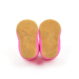 RTS Fiesta Neon Pink Lace Mary Janes - Size 2 (6-12M) (4.5")