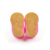 Fiesta Neon Pink Fringeless Moccasins Baby and Toddler Shoes Sizes 0-2