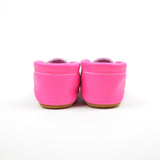 Fiesta Neon Pink Fringeless Moccasins Baby and Toddler Shoes Sizes 3-7