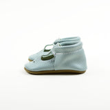 Blue Sage T-Straps (Sizes 3-7) Baby and Toddler Kids Children Leather Shoes