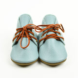 Blue Sage Oxfords (Sizes 3-7) Baby and Toddler Kids Children Leather Shoes