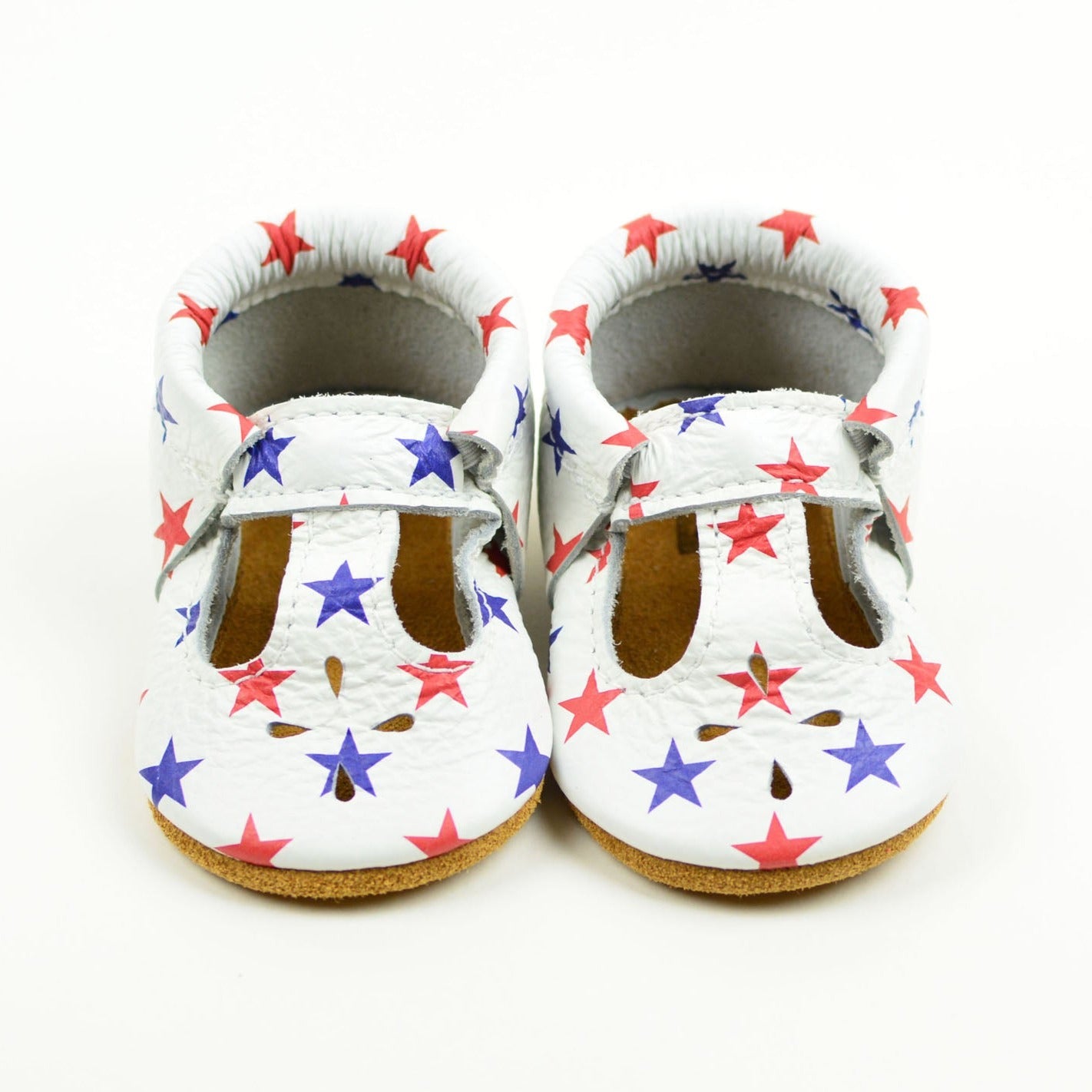 RTS Star Spangled T-Straps Baby and Toddler Shoes Sizes 0-2