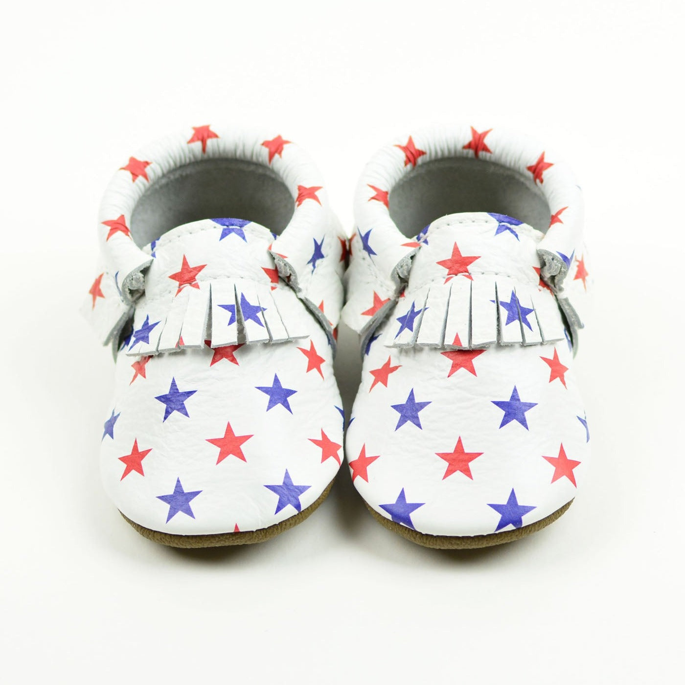 RTS Star Spangled Moccasins Baby and Toddler Shoes Sizes 3-7