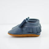 Classic Navy Bow Moccs