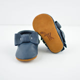 Classic Navy Bow Moccs