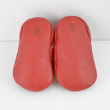 RTS Classic Red Lokicks With Same Color Leather Soles - Size 1 (3-6M) (4")