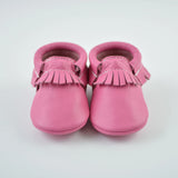RTS Barbie Moccasins - Size 3 (12-18M) (5") With Same Leather Soles