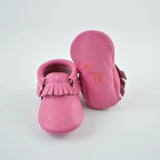 RTS Barbie Moccasins - Size 3 (12-18M) (5") With Same Leather Soles