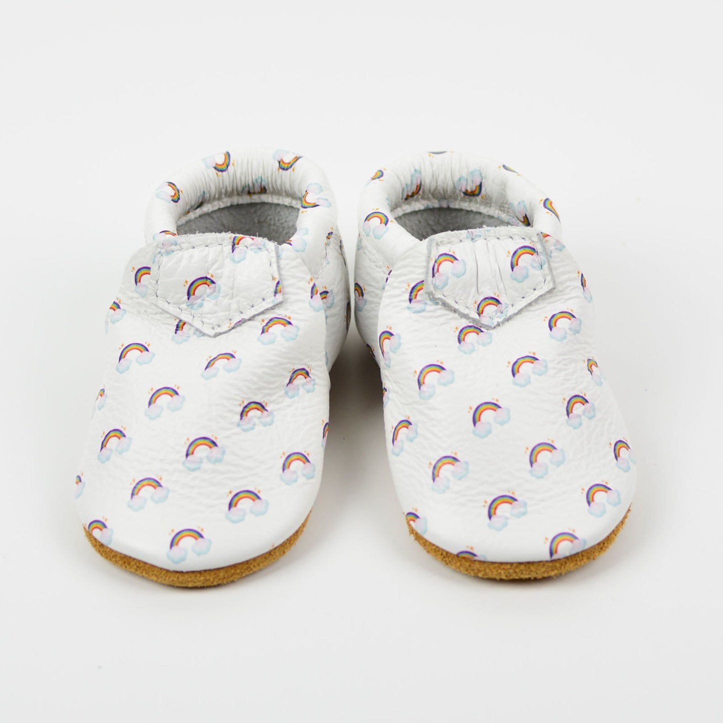 RTS Rainbows Over Clouds Lokicks Shoes (Sizes 0-2)